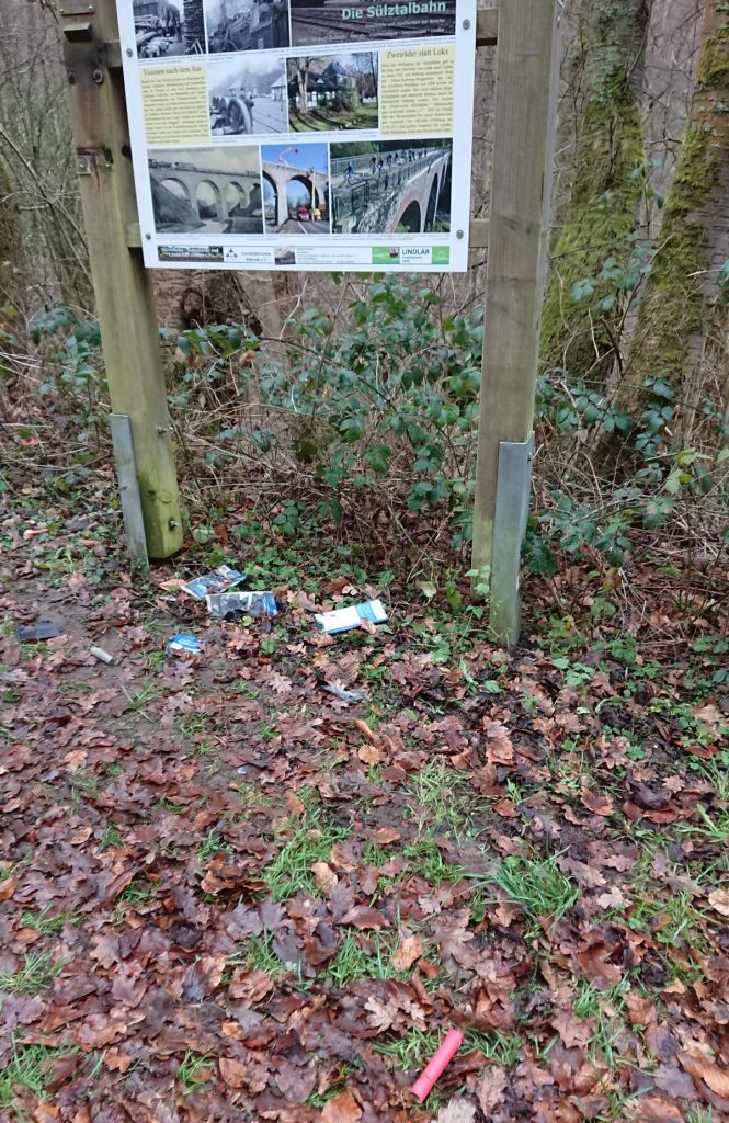 Sülztalbahn Gesprengter Flyerkasten