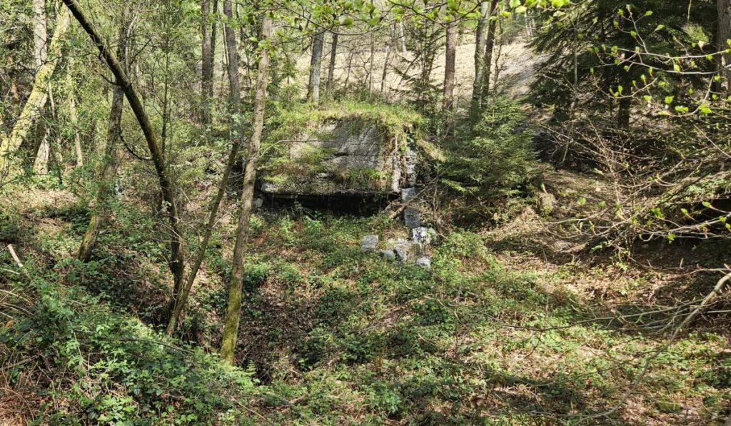 Fundamentreste Förderturm Kunigungdeschacht