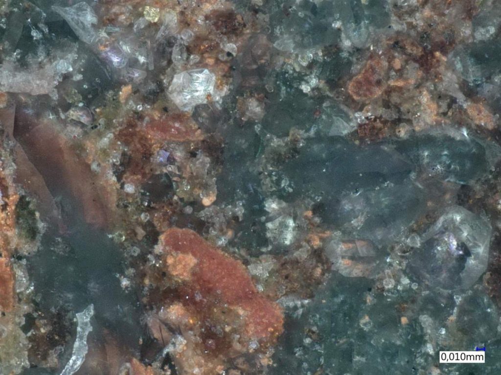 Fotos vom "Stein" mit Einschlüssen