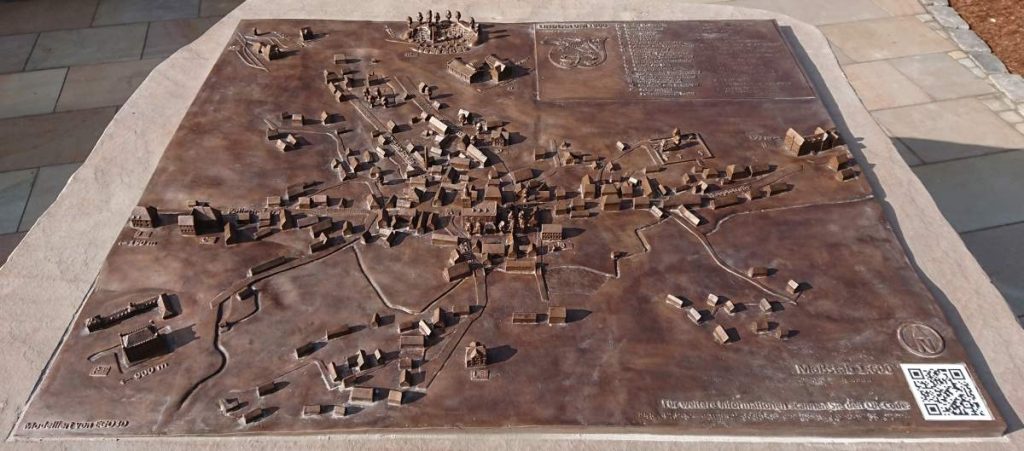 Historisches Relief "Lindlar um 1900"