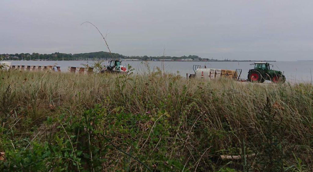 Strandkorbernte Eckernförde