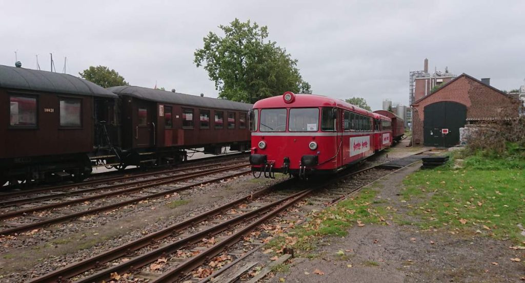 Bahnhof Kappeln Schienenbus