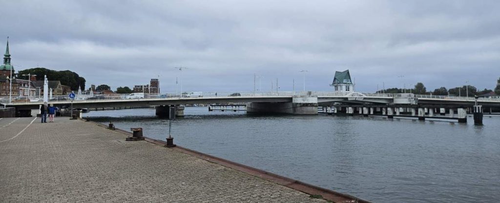 Kappeln Klappbrücke geschlossen